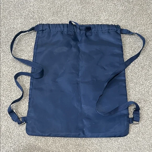 Disney Navy Blue Drawstring Bag with Colorful Park Design - Picture 3 of 5